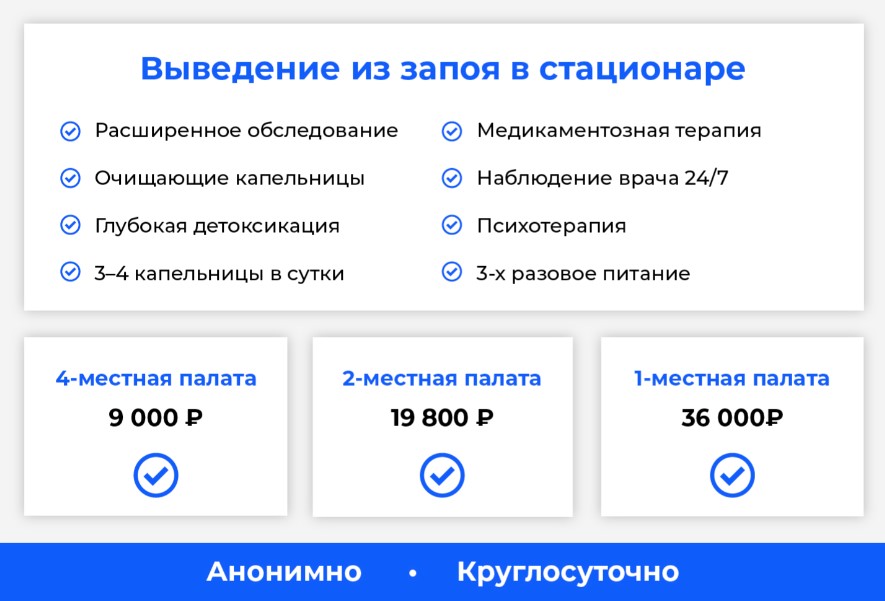 Капельница от запоя